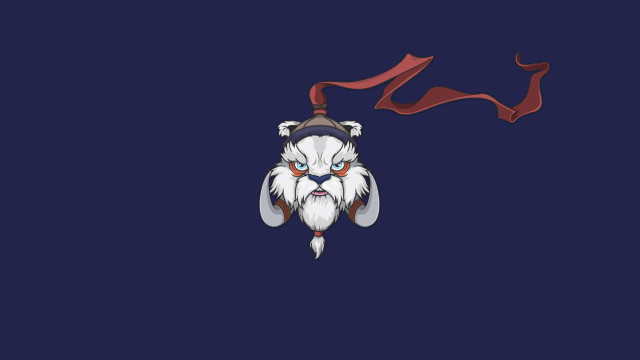 Cartoon character flying red scarf free wallpaper for desktop - medium preview image