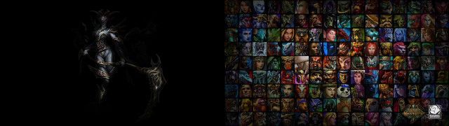 Black background demon images collage free wallpaper for desktop - medium preview image