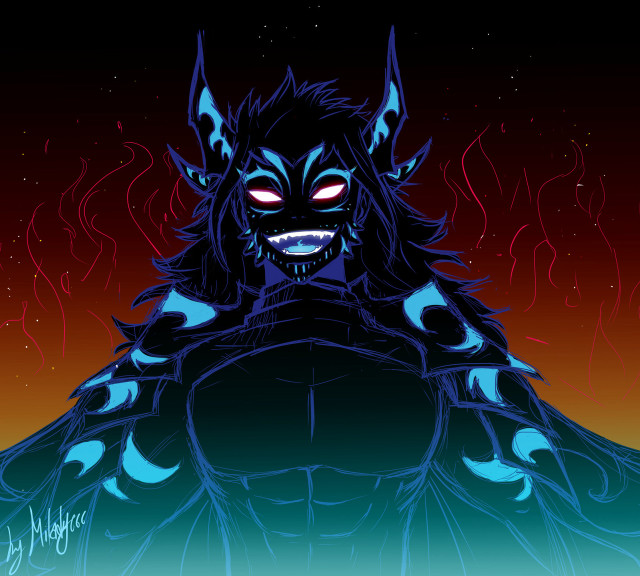 Demonic creature red eyes demon #3 free wallpaper for tablet - medium preview image