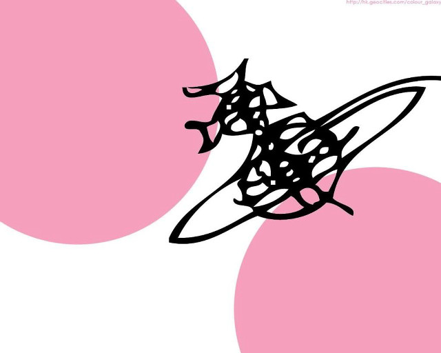 Surfboard black white drawing pink free wallpaper for desktop - medium preview image