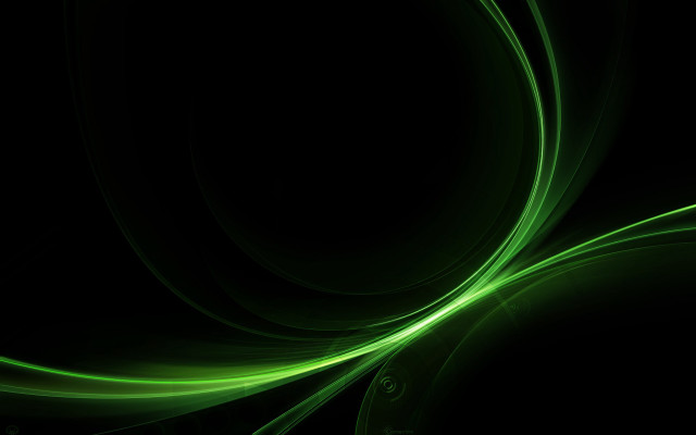Green abstract background black swirl #2 free wallpaper for desktop - medium preview image