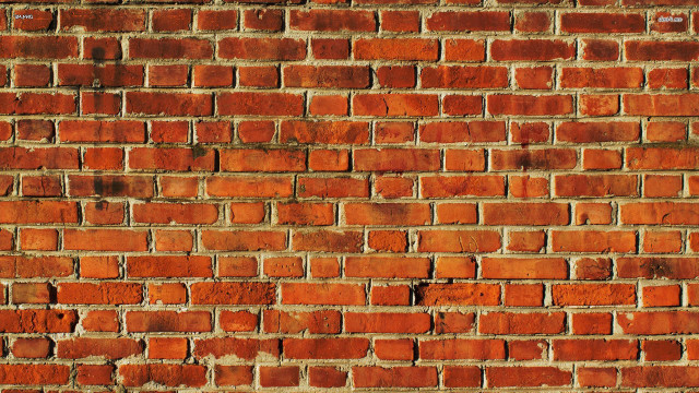 Brick wall red stop signs free wallpaper for desktop - medium preview image