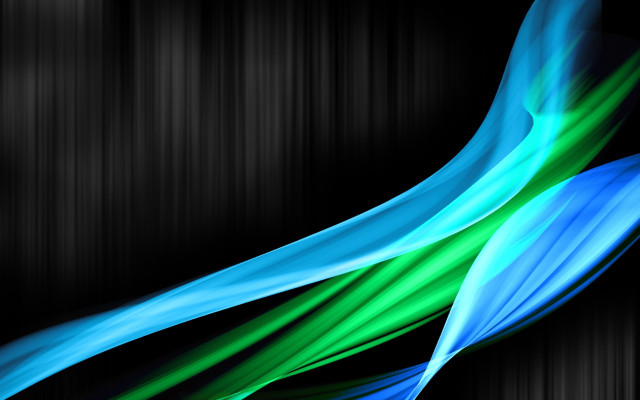 Black background blue green design #2 free wallpaper for desktop - medium preview image