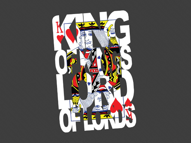 King of hearts card black free wallpaper for desktop - medium preview image