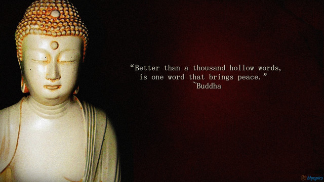 Buddha statue quote inspiration peace #3 free wallpaper for desktop - medium preview image