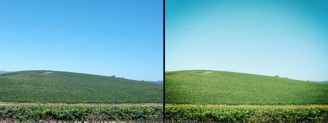 Green hill blue sky road free wallpaper for desktop - medium preview image