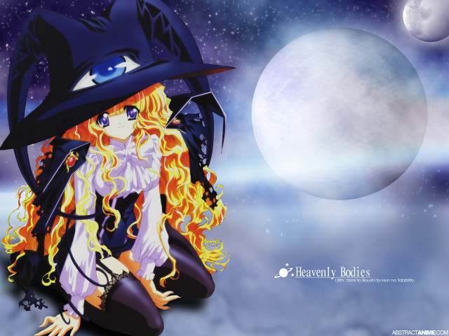 Cartoon woman hat cat costume free wallpaper for desktop - medium preview image