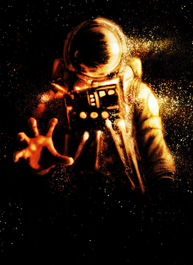 Man space suit camera splashing free wallpaper for mobile - medium preview image