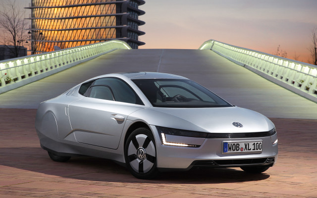 Silver car brick road bridge free wallpaper for desktop - medium preview image