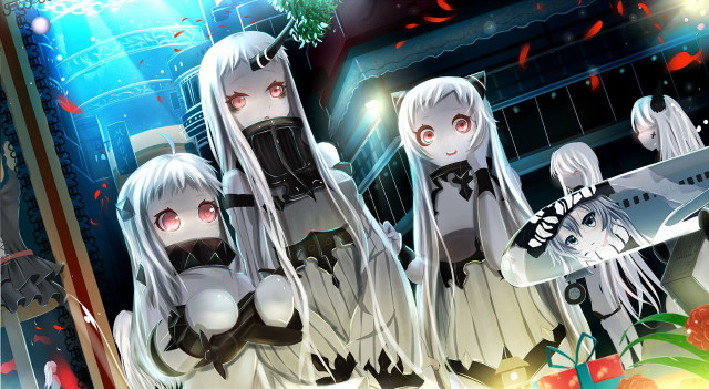 Anime girls mirror light shining free wallpaper for desktop - medium preview image