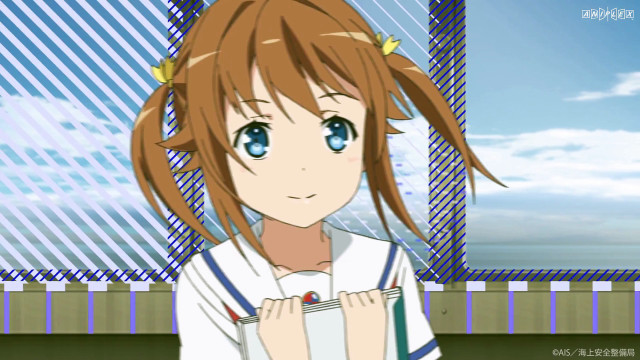 Anime girl blue eyes school free wallpaper for desktop - medium preview image