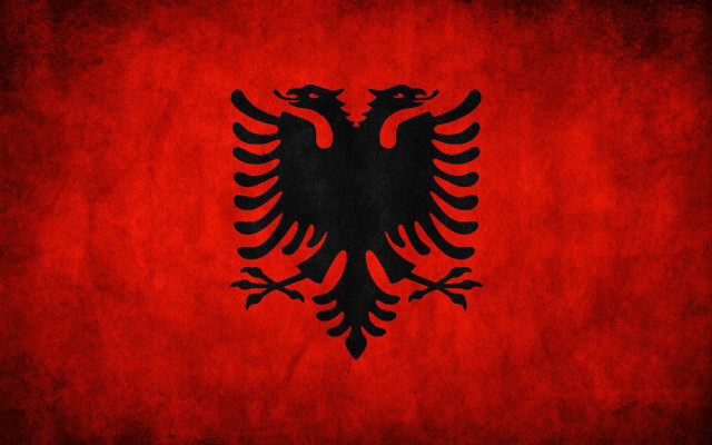 Black red eagle red background free wallpaper for desktop - medium preview image