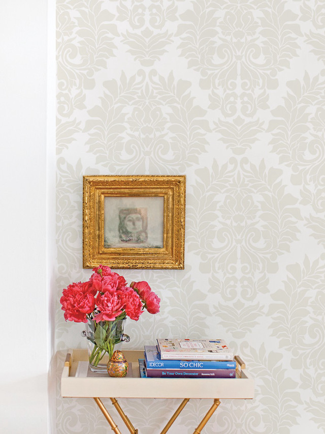 Table vase flowers books wall free wallpaper for mobile - medium preview image