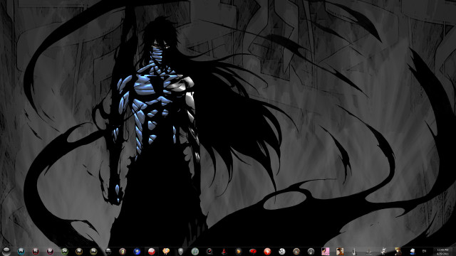 Computer screen demon face demon free wallpaper for desktop - medium preview image