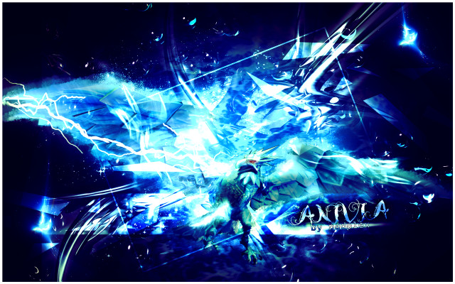 Man lightning effect digital painting free wallpaper for desktop - medium preview image