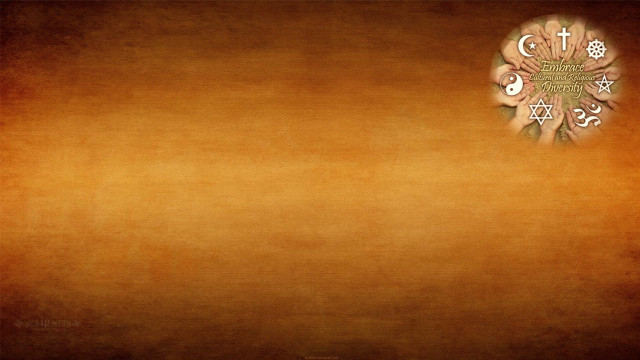 Clock brown background gold border free wallpaper for desktop - medium preview image