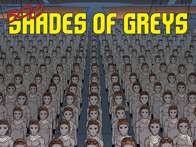 Shades greys crowd yellow red free wallpaper for desktop - medium preview image