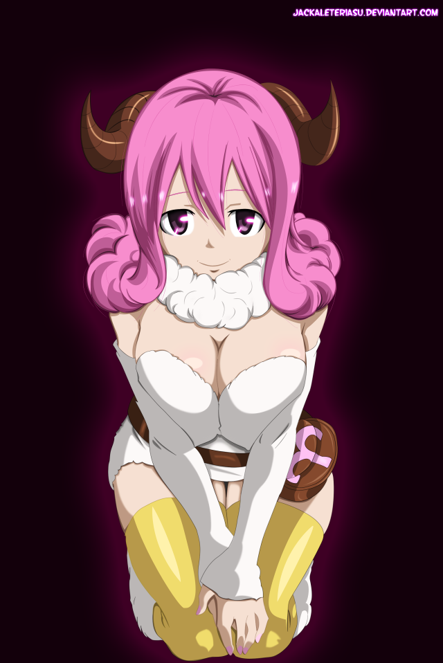 Cartoon character pink hair horns #2 free wallpaper for mobile - medium preview image