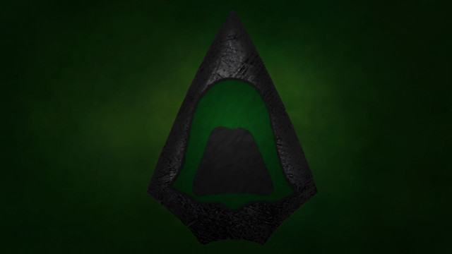 Green black object outline face free wallpaper for desktop - medium preview image