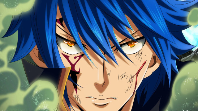 Man blue hair blue eye free wallpaper for desktop - medium preview image