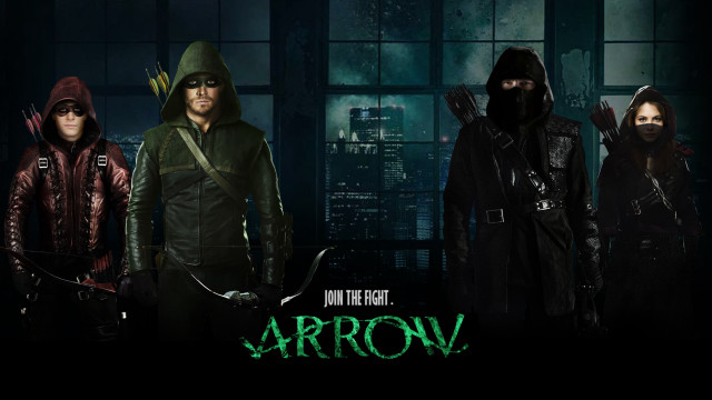 Arrow cast arrow tv series free wallpaper for desktop - medium preview image