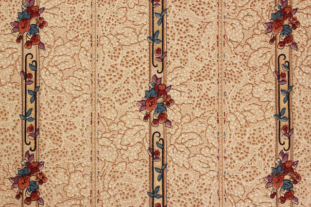 Floral wall cat laying floor free wallpaper for desktop - medium preview image