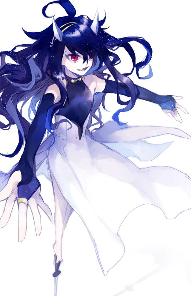 Woman long hair dress cat free wallpaper for mobile - medium preview image