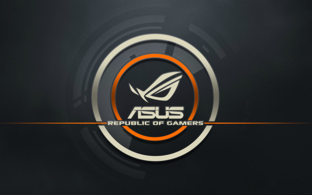 Asus republic of gamers logo free wallpaper for desktop - medium preview image