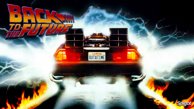 Back to the future flaming free wallpaper for desktop - medium preview image