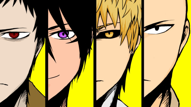 Anime characters colored eyes hair #4 free wallpaper for desktop - medium preview image