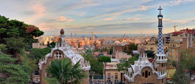 City buildings tower sky background free wallpaper for desktop - medium preview image