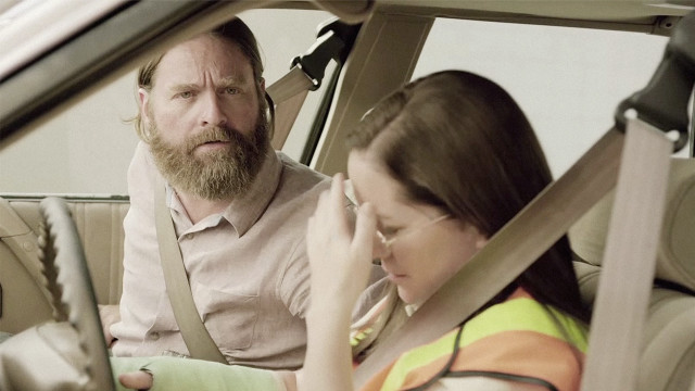 Man woman car phone head free wallpaper for desktop - medium preview image