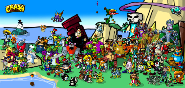 Cartoon people field castle sky free wallpaper for desktop - medium preview image