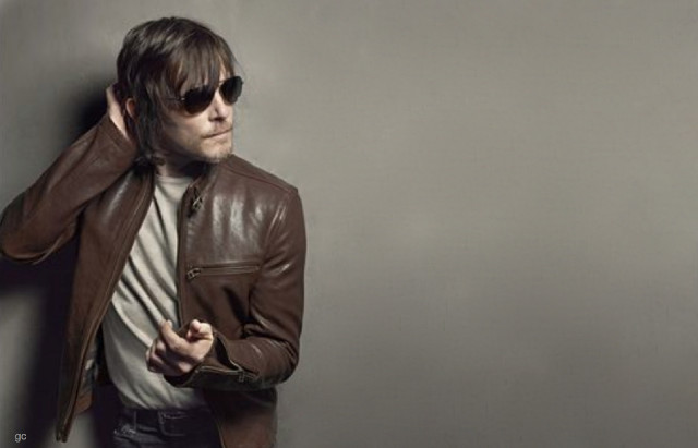 Man brownjacket sunglasses leaning wall free wallpaper for desktop - medium preview image