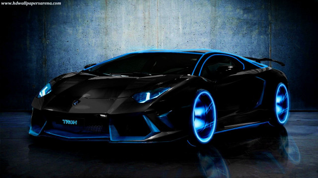 Black blue lamb car blue free wallpaper for desktop - medium preview image