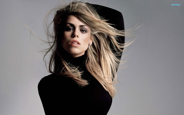 Woman long hair wind eyes #2 free wallpaper for desktop - medium preview image