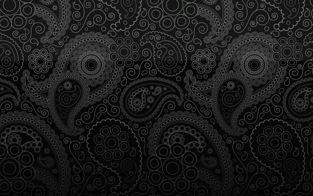 Black white paisley wallpaper pattern free wallpaper for desktop - medium preview image