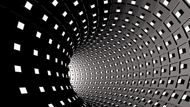 Black white hole wall squares free wallpaper for desktop - medium preview image