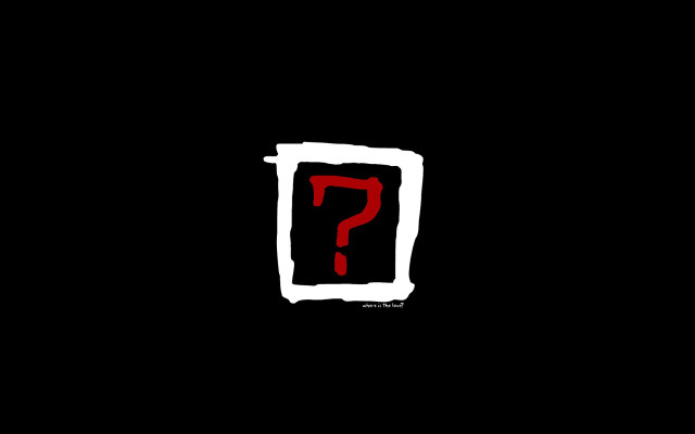 Red question mark black background free wallpaper for desktop - medium preview image