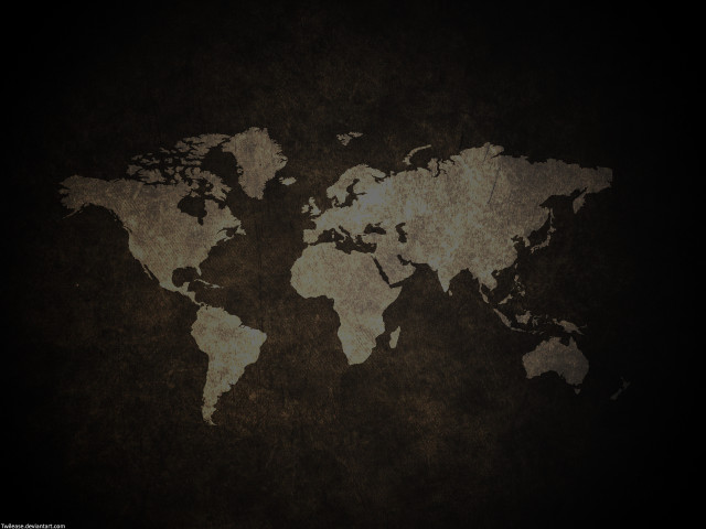 World map dark background faded free wallpaper for desktop - medium preview image