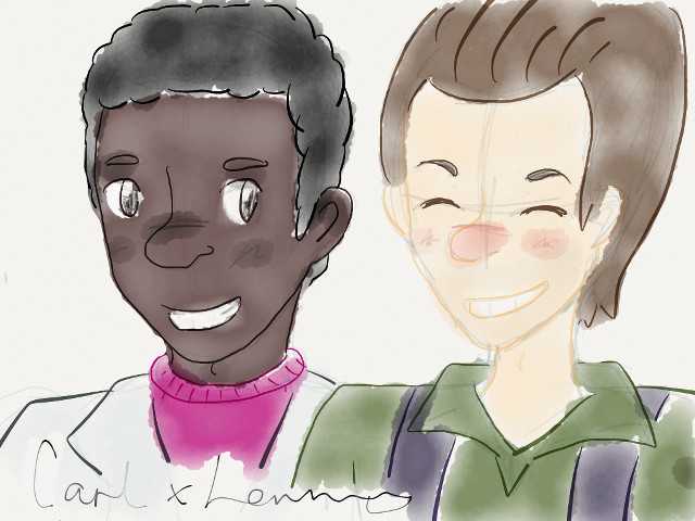 Smiling people drawing happy faces free wallpaper for desktop - medium preview image