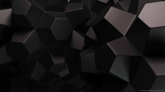 Black background cubes different sizes #4 free wallpaper for desktop - medium preview image