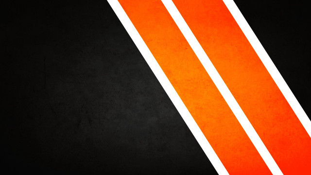 Black orange striped wall white free wallpaper for desktop - medium preview image