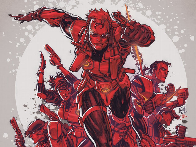 Group people guns armor white free wallpaper for desktop - medium preview image