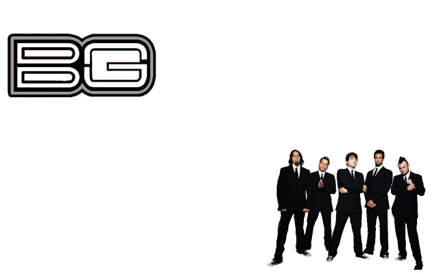 Group men suits standing white free wallpaper for desktop - medium preview image