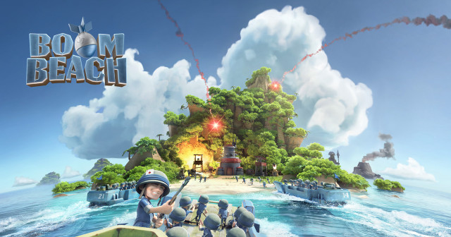 Cartoon boy boat gun island free wallpaper for desktop - medium preview image