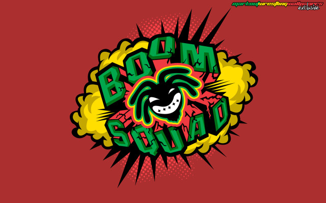 Cartoon character boom squad logo free wallpaper for desktop - medium preview image