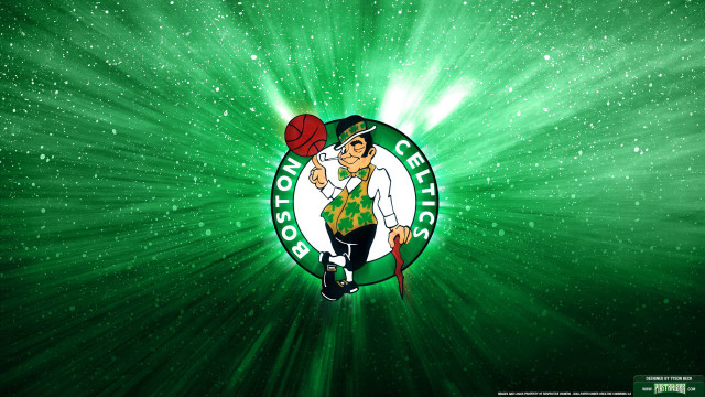 Boston basketball team logo green #2 free wallpaper for desktop - medium preview image