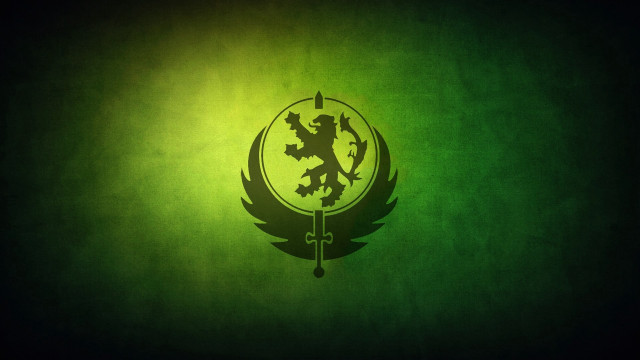 Green wall lion emblem green free wallpaper for desktop - medium preview image