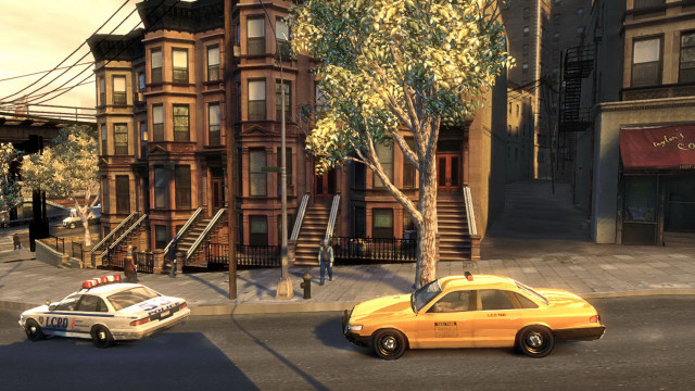 Yellow taxi cab street tall free wallpaper for desktop - medium preview image